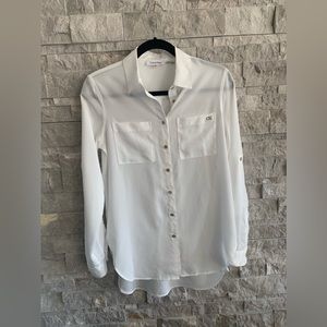 Sheer Calvin Klein Blouse